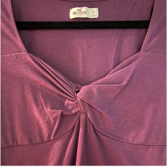 Deep purple mini dress - Picture 2 of 3